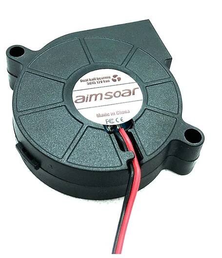 Radiální ventilátor 5015 dvouložiskový 12 V