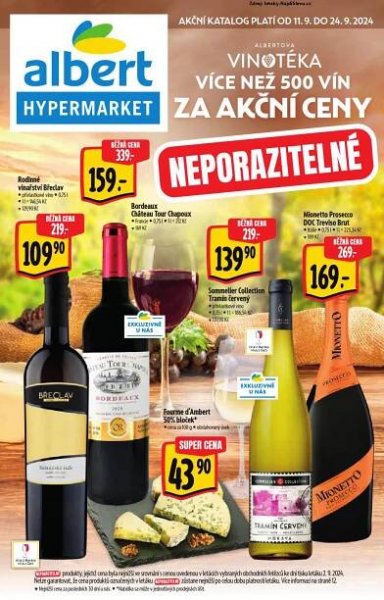 Strana 1 - leták Albert hypermarket (11. 9. - 24. 9. 2024)