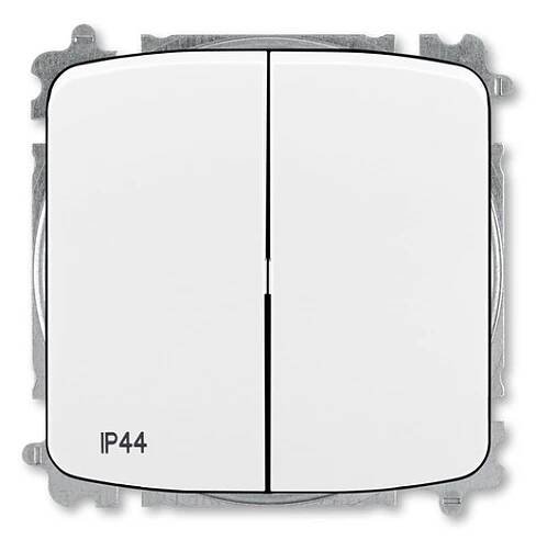 Venkovní vypínač IP44 č.5B 6+6 TANGO 3559A-A52940 B bílý ABB