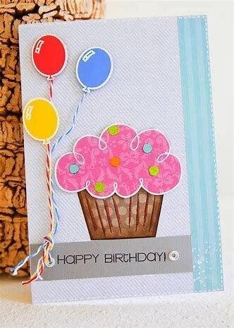 Nalezený obrázek pro birthday cards ideas | Geburtstagskarte, Geburtstagskarten selber basteln, Kreative geburtstagskarten