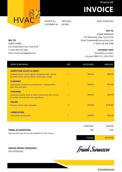 15 Printable & Free Invoice Templates (Excel, Doc, PDF)