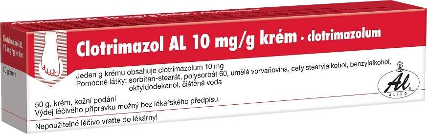 Clotrimazol AL 1% krém 50 g