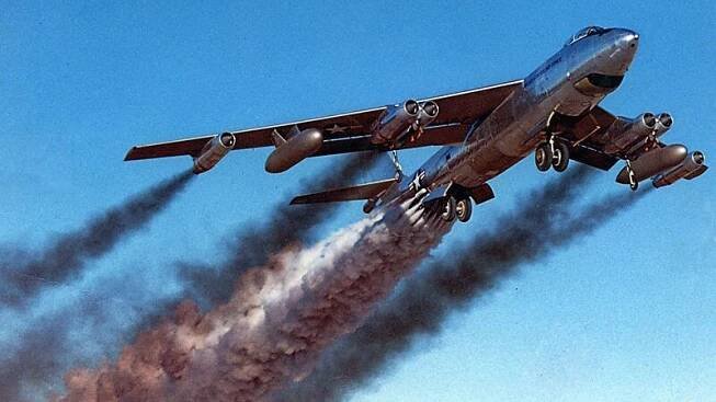 Sovětský MiG-19 se proslavil, když během studené války sestřelil americký Boeing B-47 Stratojet