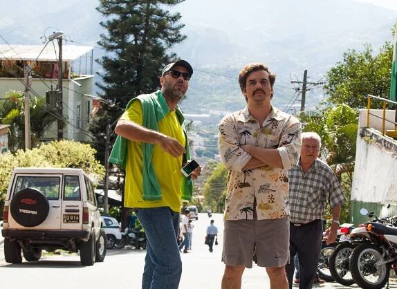 José Padilha, Wagner Moura - Narcos - Descenso - Z natáčení
