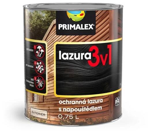Primalex Lazura 3v1 0,75 l mahagon americký