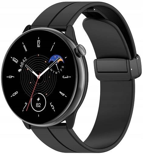 ŘEMÍNEK K HODINKÁM 22MM PRO HUAWEI GT SAMSUNG XIAOMI UNIVERZÁLNÍ SILIKONOVÝ