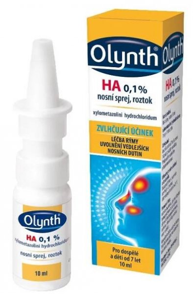 OLYNTH HA 1MG/ML nosní podání sprej, roztok 1X10ML - sleva 23 %