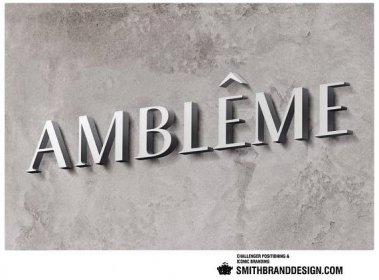 SmithBrandDesign.com Amblême wall brand