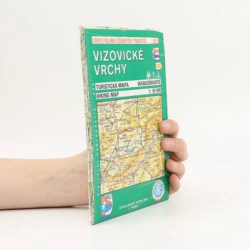 Vizovické vrchy. Turistická mapa. 1 : 50 000