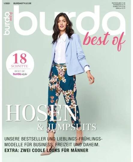burda style best of Hosen & Jumpsuits 01/21 E-Paper (ohne Schnittmuster)