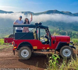 Australian-born Adriana Neptuna, who has been married for eight years, says she and her partner (both pictured) want to 'make the most of our 30s', experimenting and taking risks before they consider starting a family