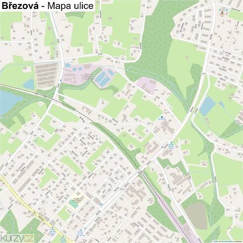 Březová - mapy | Kurzy.cz