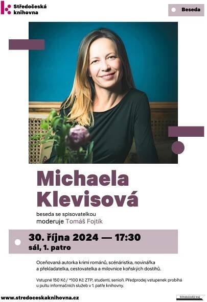 Fotogalerie Michaela Klevisová - beseda se spisovatelkou