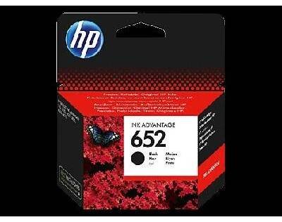 HP 652 originální inkoustová kazeta černá F6V25AE Cart No.652 pro DJ3835, Black