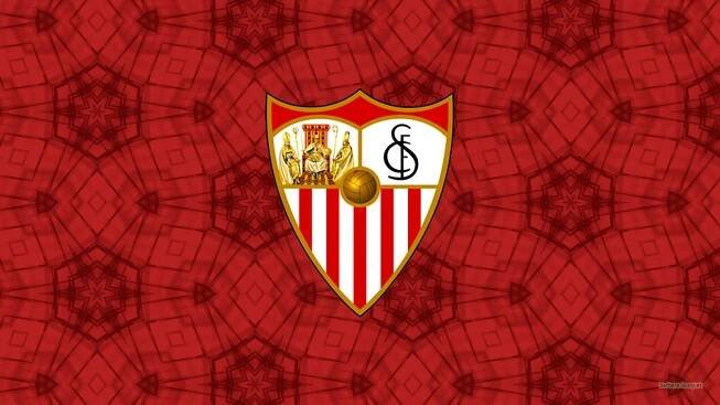 Sevilla FC Logo In Geometric Art Wallpaper