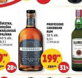 Penny Market Professore caribbean rum nabídka