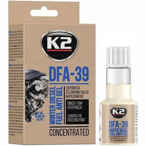 K2 DFA-39 DIESEL - přípravek proti zamrzání palivové soustavy, 50ml