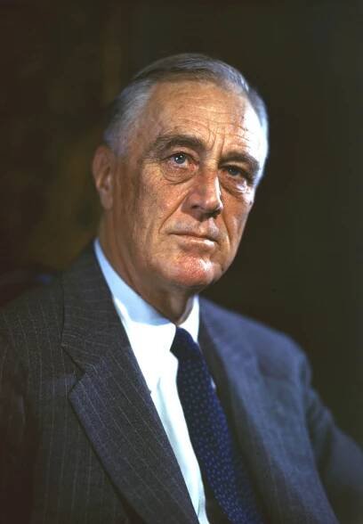 Franklin D. Roosevelt v roce 1944