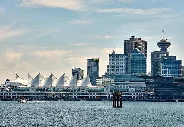 Canada Place and Vancouver skyline
