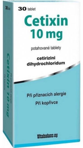 CETIXIN 10 mg 30 potahovaných tablet