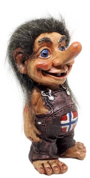 TROLL V LACLÁČÍCH FIALOVÝ