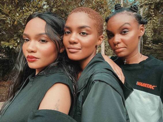 Lauryn McClaine, China Ann McCLaine and Sierra McClaine.