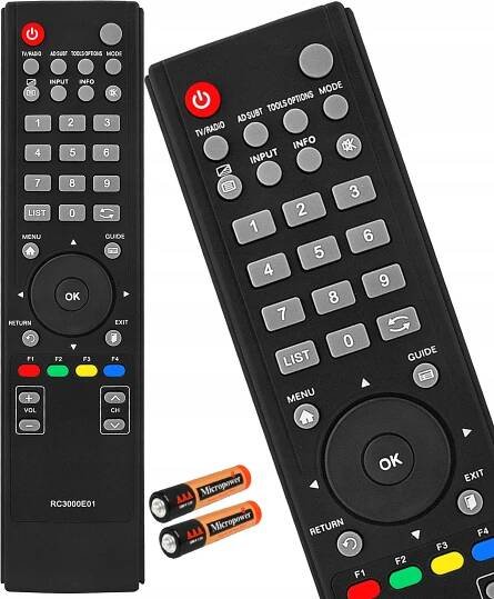 DÁLKOVÉ OVLÁDÁNÍ PRO TELEVIZORY THOMSON SMART TV UNIVERZÁLNÍ BATERIE BONUS