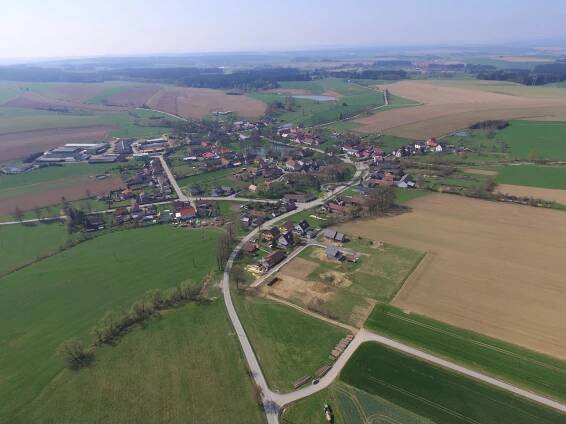 Poděšín letecky 2018 - Obec Poděšín