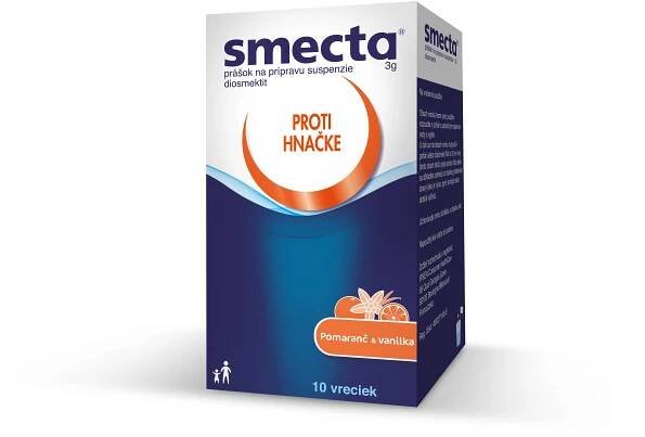 Smecta 1×10 ks, liek na hnačku