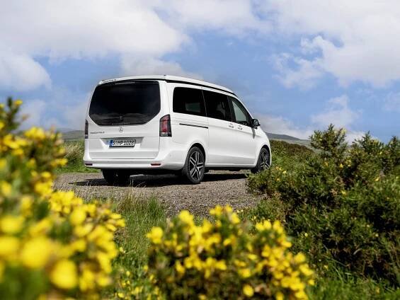Mercedes positions the Marco Polo as a four-sleeper camper and everyday MPV with up to six seats