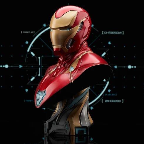 Avengers Infinity War - Legends in 3D Bust 1/2 Iron Man MK50 25 cm | Figures.cz
