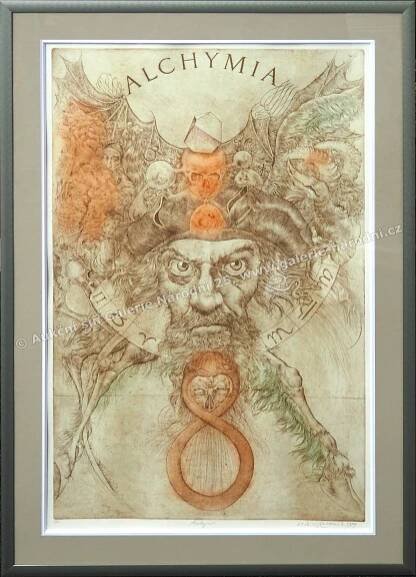 Aukce obrazů | Alchymia | Kulhánek Oldřich | Galerie Národní 25 s.r.o.