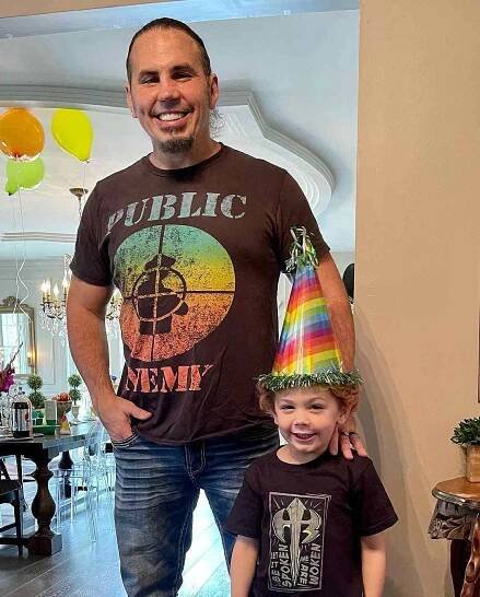 Matt Hardy and son Wolfgang