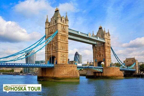Most Tower Bridge v Londýně - školní zájezdy do Anglie