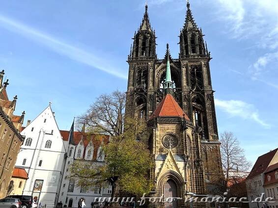 Der Dom von Meissen mit den beiden Türmen