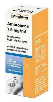 Ambrobene roztok k perorálnímu podání a inhalaci 100ml