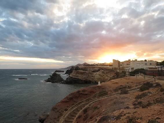 Epic sunset at Cabo de Palos
