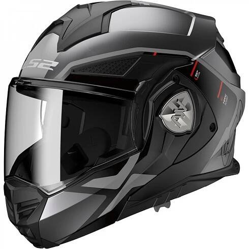 Překlápěcí helma na motorku LS2 FF901 Advant X Metryk titanová