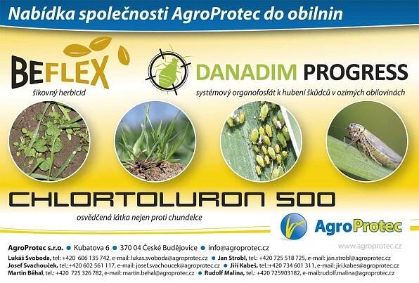 BeFlex, Chlortoluron 500 a Danadim Progress - spolehliví strážci ozimých obilnin - Články - Agromanuál.cz