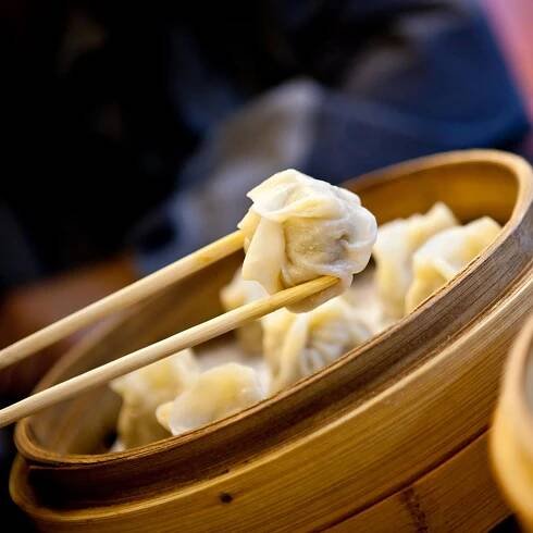 Dumplings Rezept: Sogelingen die asiatischen Teigtaschen