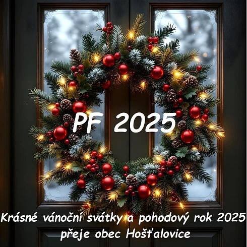 PF 2025 | Obec Hošťalovice