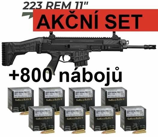 CZ Bren 2Ms 11′′ cal. 223 Rem AKCE!+800 nábojů
