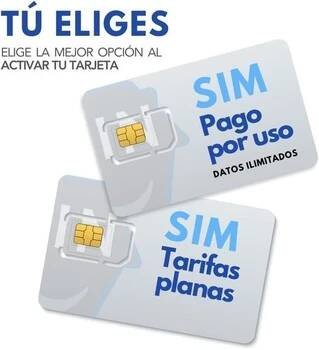 Multiformátová SIM karta Pay-as-you-go (s neomezenými daty ZDARMA) nebo paušální sazbou | BEZ