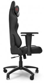 SPC Gear SR300 V2 BK herní židle černá - kožená