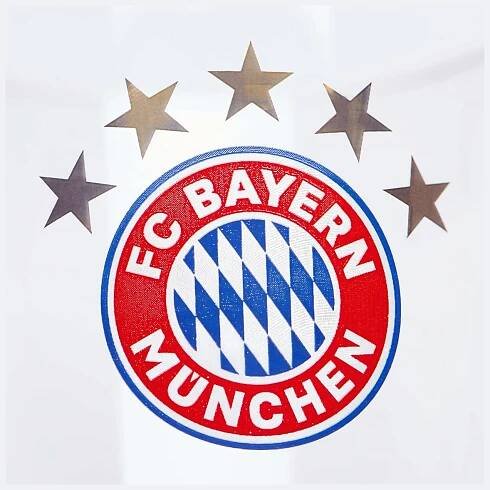 FotbalFans FC Bayern Mnichov s barevným znakem, 300 ml, sada 2 ks