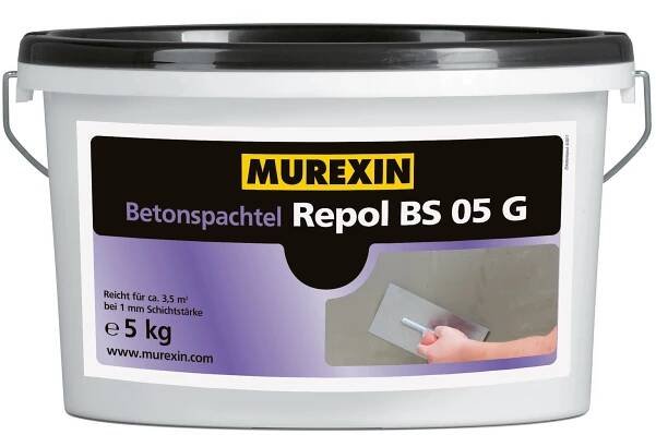 Murexin Repol Betonová stěrka jemná BS05 5 kg; vrstva: max. 5 mm