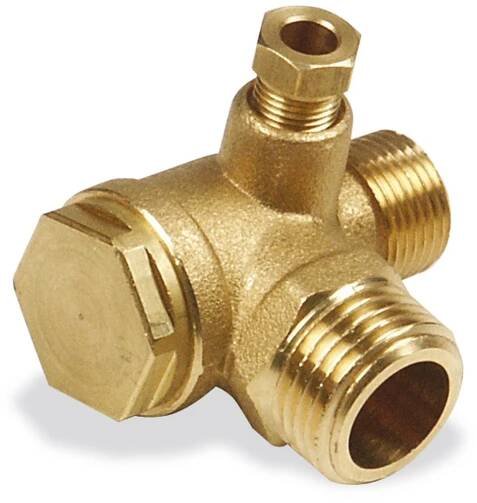 Zpětný ventil 1/2" AG x 3/8" AG
