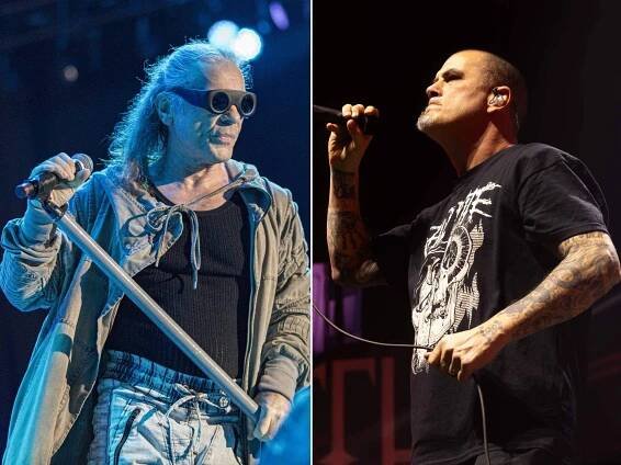 Iron Maiden's Bruce Dickinson and Pantera's Phil Anselmo