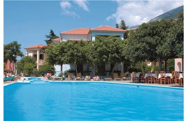 Řecko, Samos, Kampos, hotel Kampos Village, bazén Kampos Village