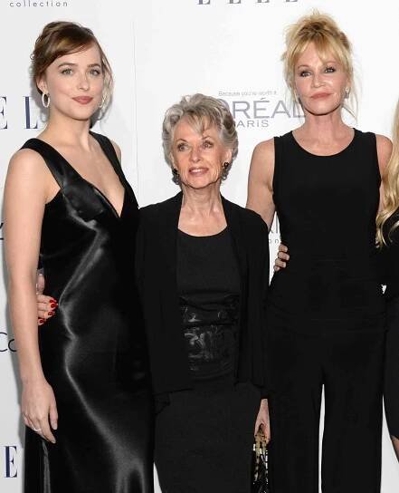 Dakota Johnson, Tippi Hedren, Melanie Griffith los angeles 10 19 24